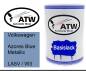 Preview: Volkswagen, Azores Blue Metallic, LA5V / W3: 500ml Lackdose, von ATW Autoteile West.